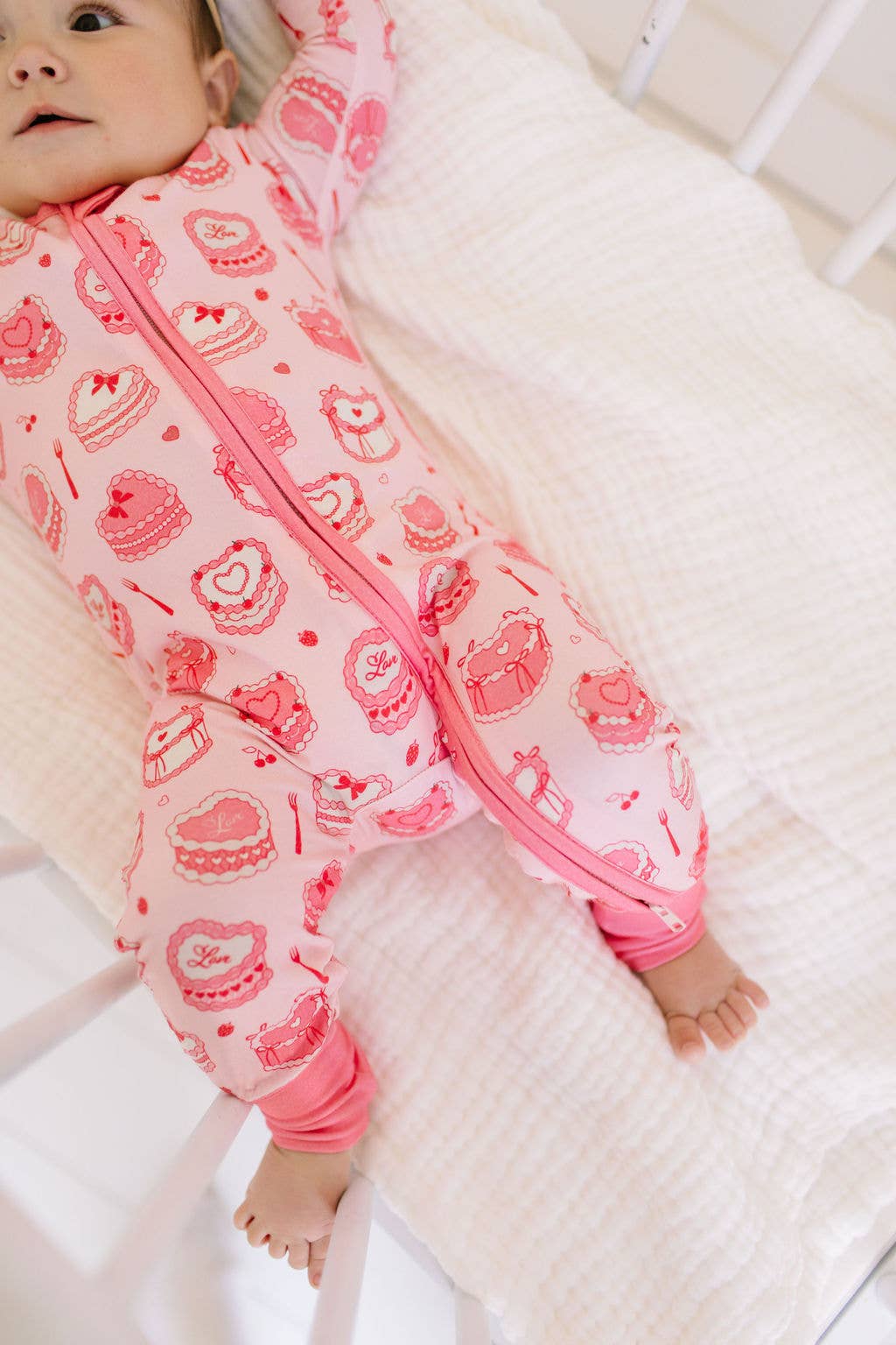 Ollie Jay - Zippy Bamboo Baby PJ in Eat Your Heart Out