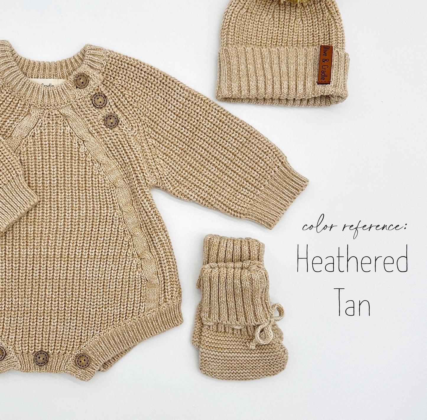 OLIVE & CRADLE - Garter Booties