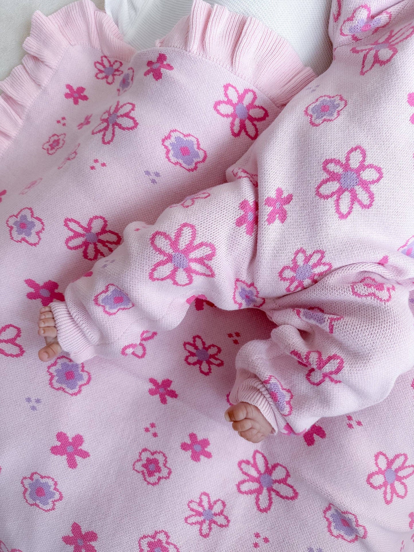 Luna + Luca - Wildflower Dreams Jumpsuit - Powder Pink
