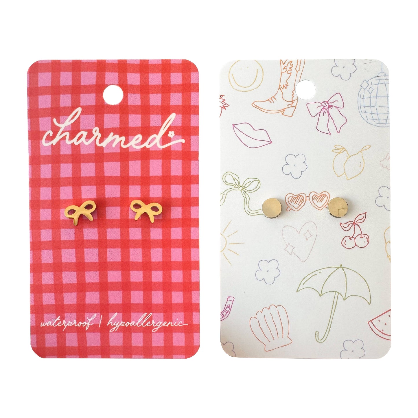 Shop Charmed Co - Bows | Hypoallergenic & Screw-back