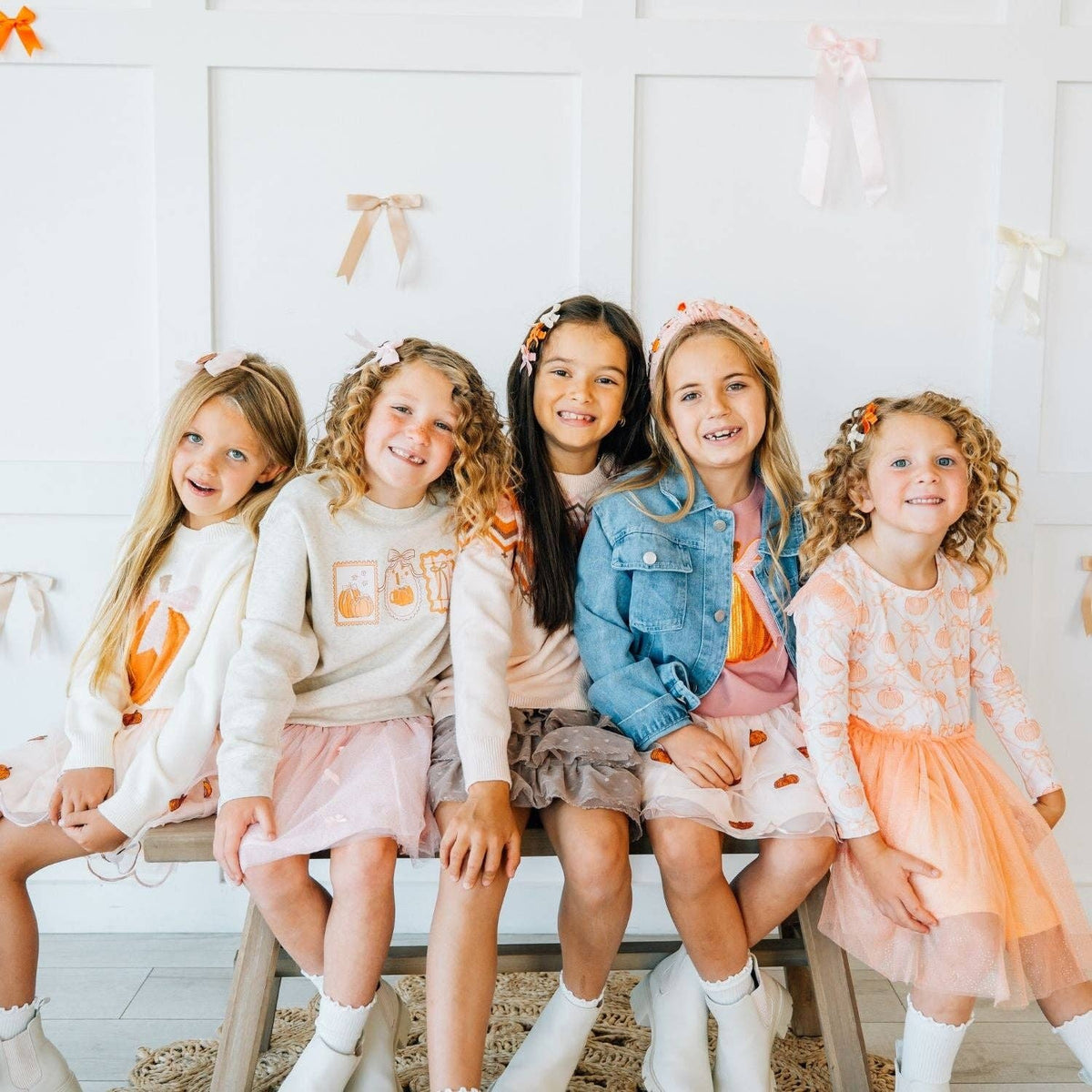 Sweet Wink - Pumpkin Pearl Gemstone Headband - Kids Hair Accessories