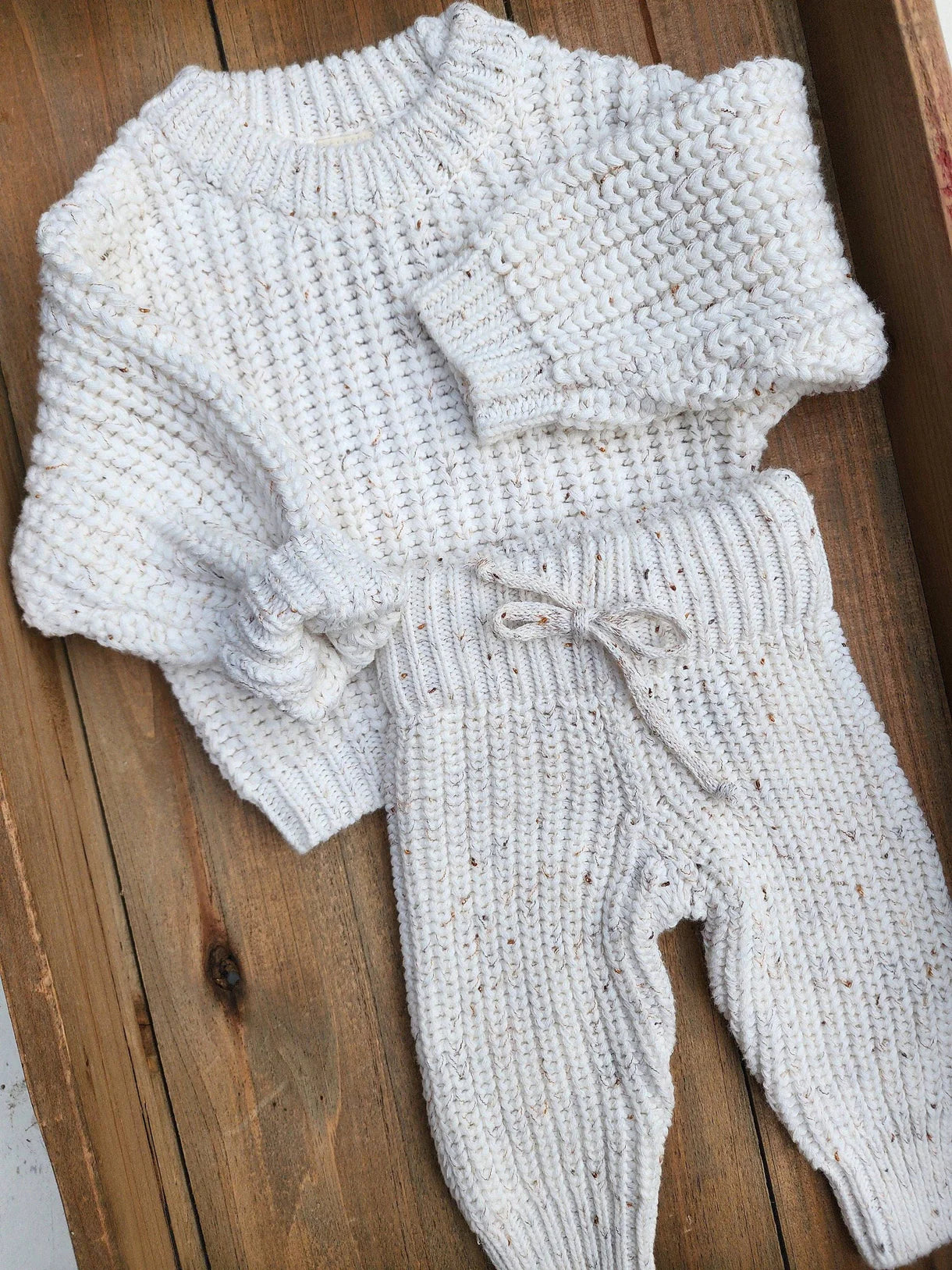 OLIVE & CRADLE - Baby Chunky Knit Sweater
