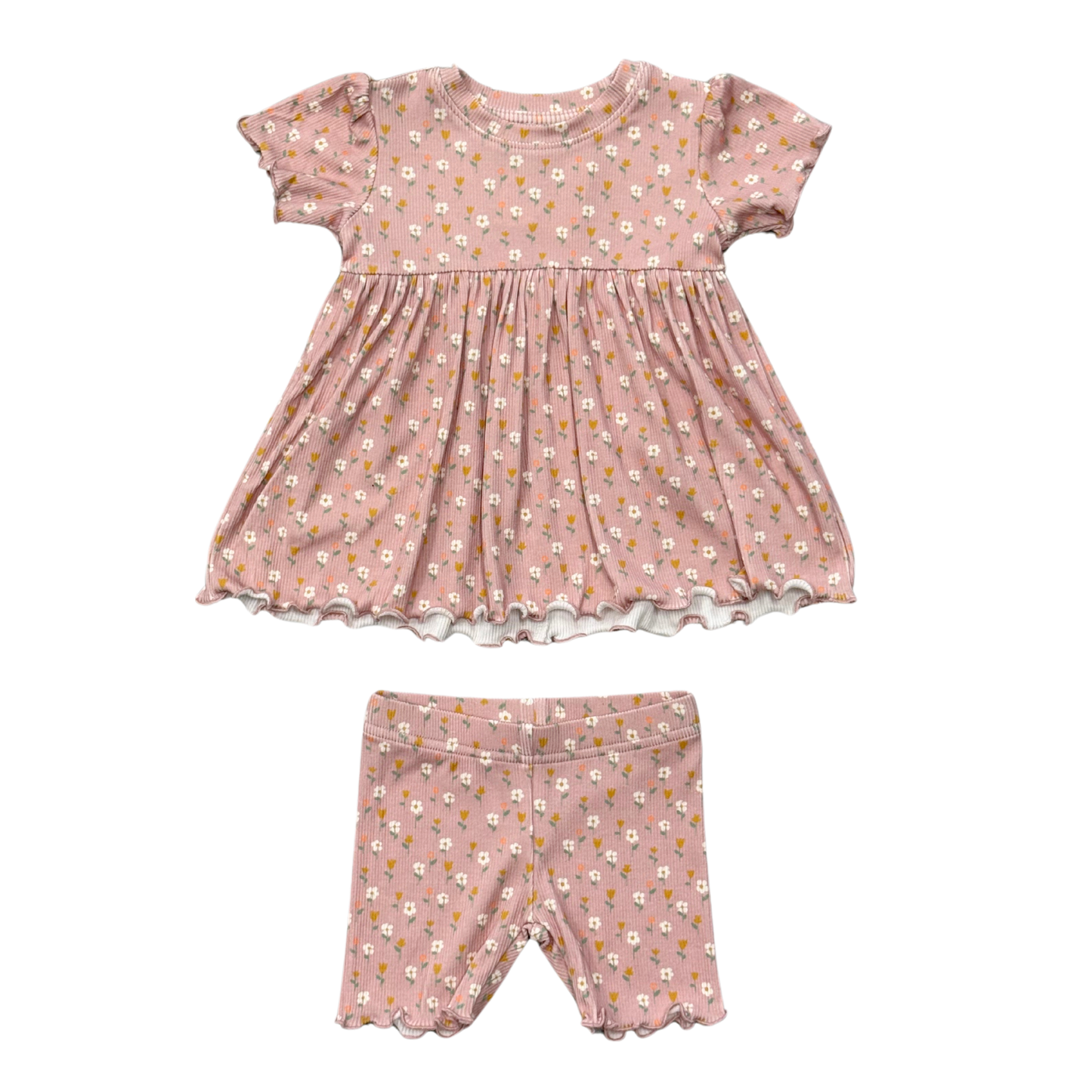 babysprouts clothing company - Floral Girl's Babydoll Set
