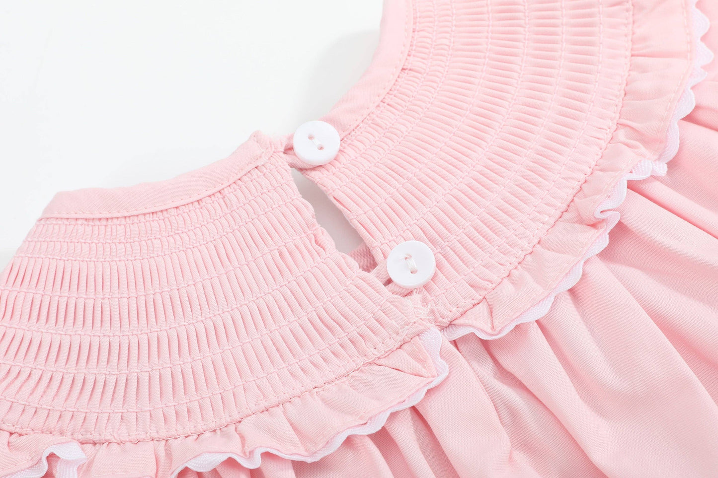 Lil Cactus - Pink Butterflies Smocked Romper