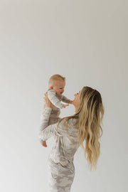 Forever French Baby - Bamboo Zip Pajamas | Camo