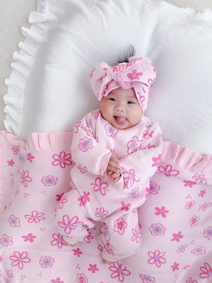 Luna + Luca - Wildflower Dreams Jumpsuit - Powder Pink