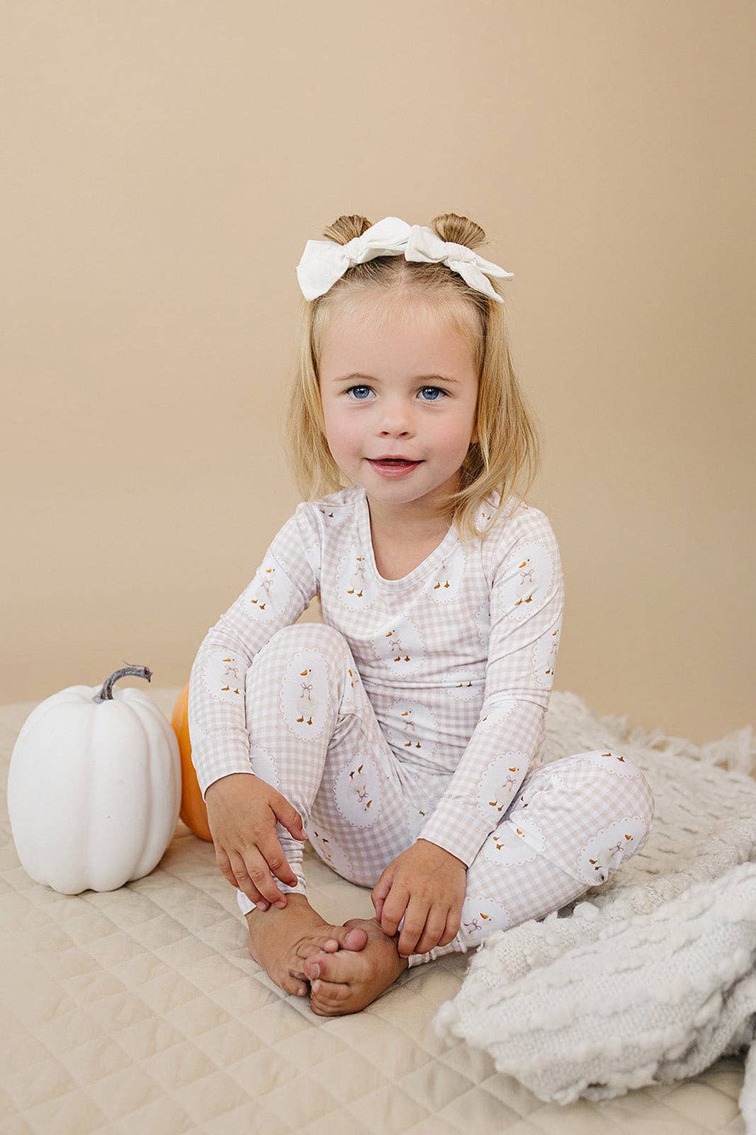 Lucky Panda Kids - Bamboo Two Piece Set | Gingham & Goose
