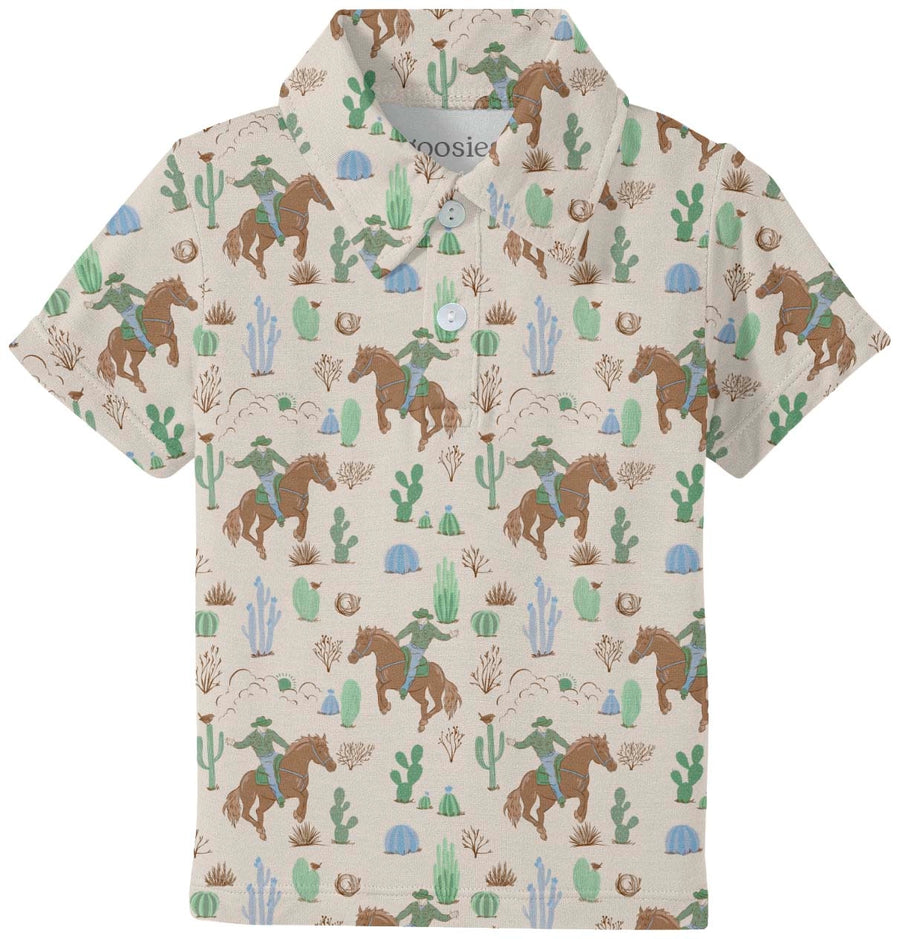 Saddle Up, Cowboy Toile - Polo Shirt