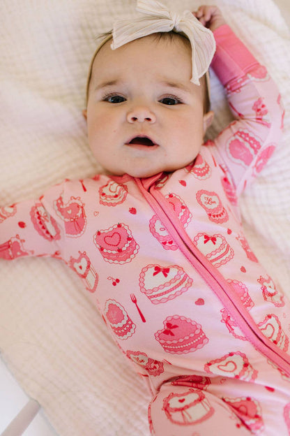 Ollie Jay - Zippy Bamboo Baby PJ in Eat Your Heart Out