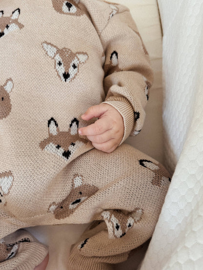 Luna + Luca - Woodland Jacquard Jumpsuit
