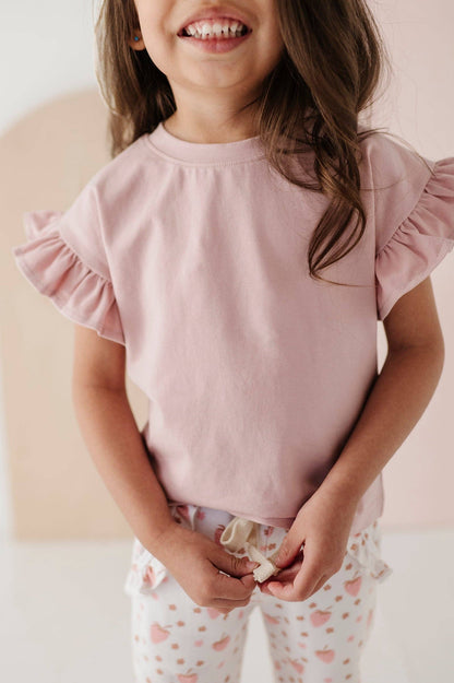 babysprouts clothing company - Babysprouts Girl's Ruffle Sleeve Top