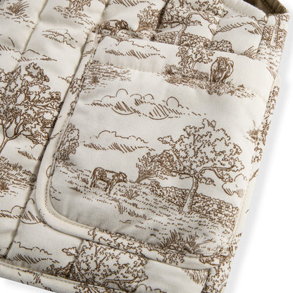 MILKBARN - Country Toile Quilted Vest