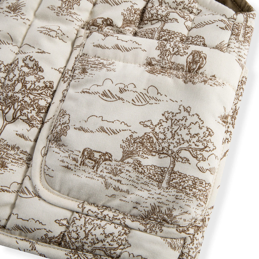MILKBARN - Country Toile Quilted Vest