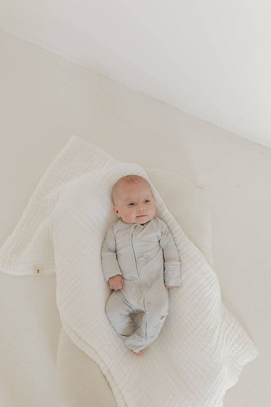 Forever French Baby - Bamboo Zip Pajamas | Howdy