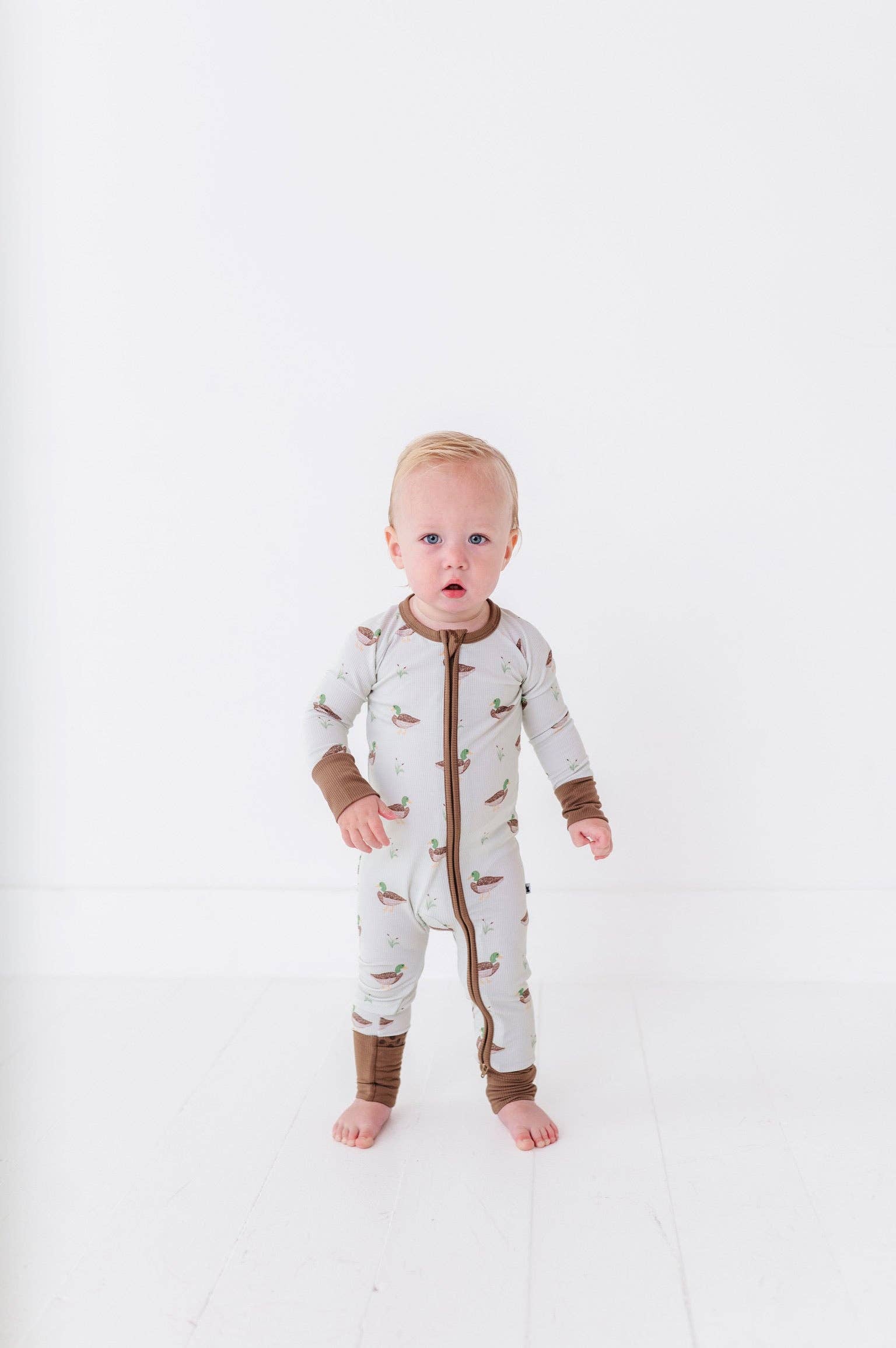 Kiki + Lulu - Duck, Duck Cute Ribbed Convertible Footies