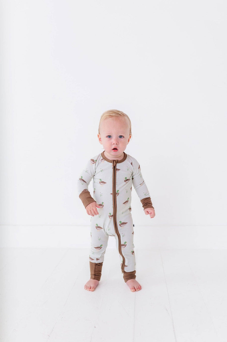 Kiki + Lulu - Duck, Duck Cute Ribbed Convertible Footies