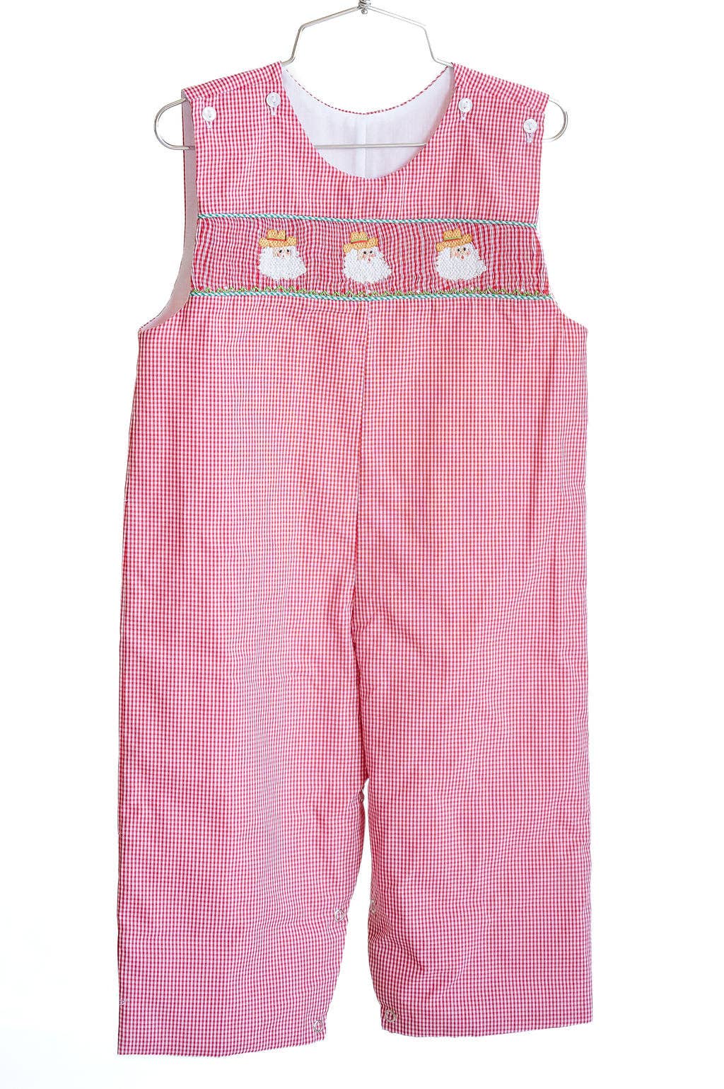 Ruth and Ralph - Cowboy Santa Smocked Norman Longall