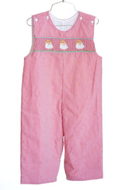 Ruth and Ralph - Cowboy Santa Smocked Norman Longall