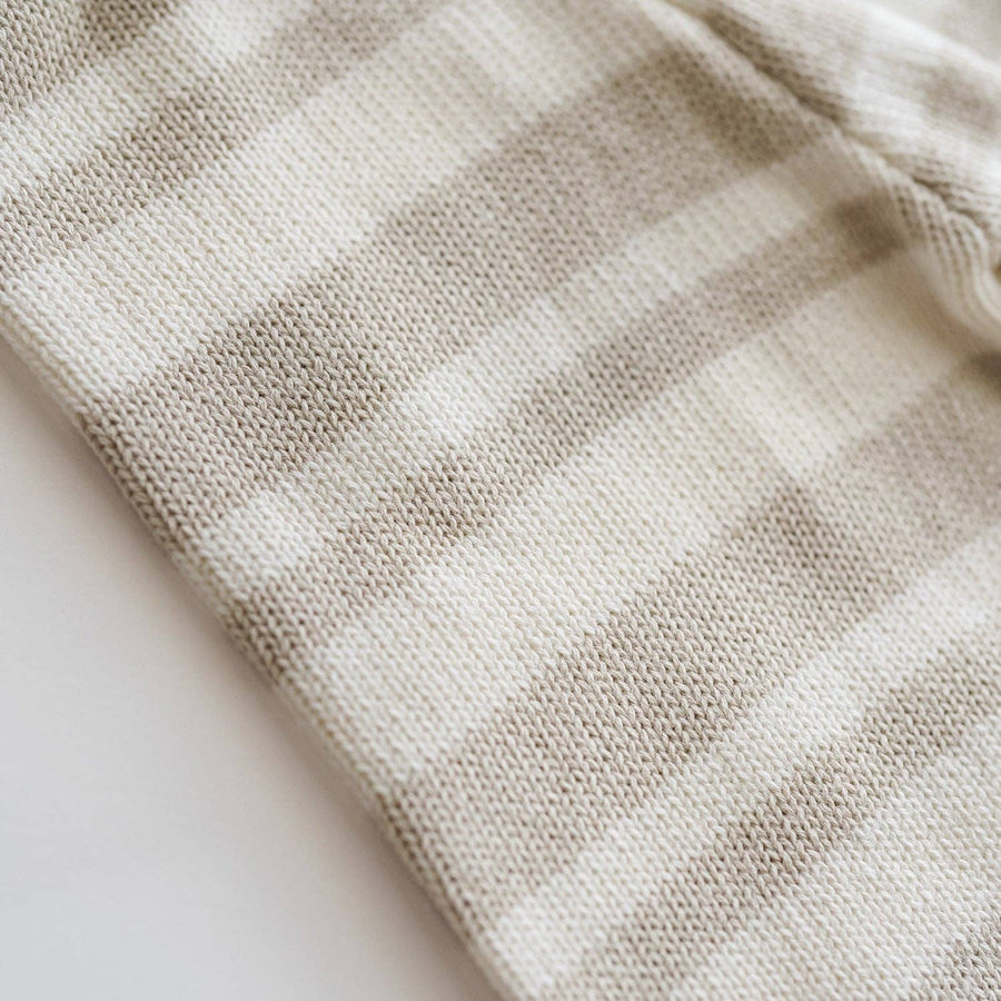 Atlas Grey - Organic Knit Wideleg Pant