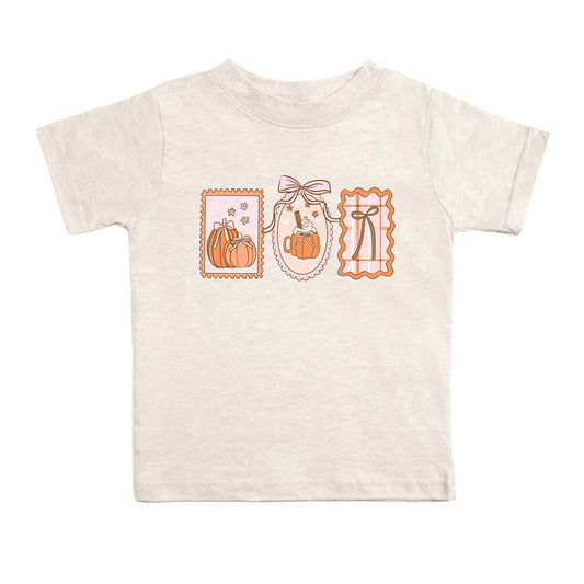 Sweet Wink - Pumpkin Cameo Short Sleeve T-Shirt - Kids Clothing Fall