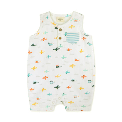 Viverano Organics - Planes Baby Romper (Organic)