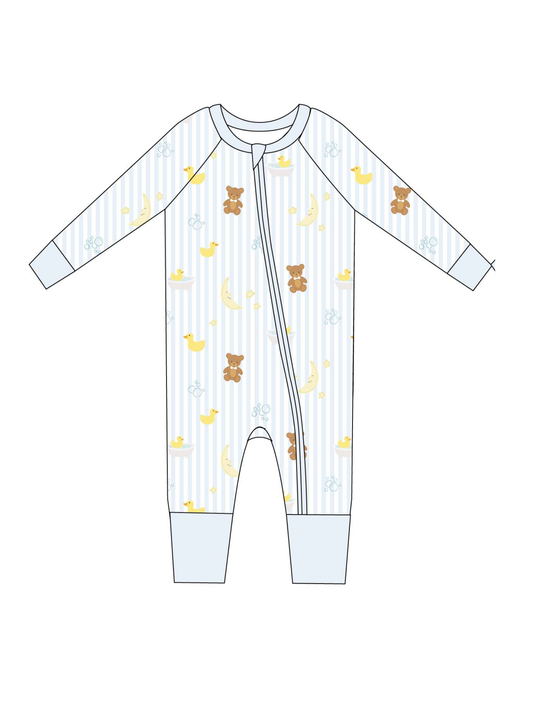 Toast + Jams - Bathtime Bubbles Zip Jam