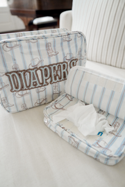 KENZKUSTOMZ - Wipes Pouch - Western Blues Clear Coat Bag