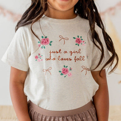 Sweet Wink - Just A Fall Girl Short Sleeve T-Shirt - Kids Clothing