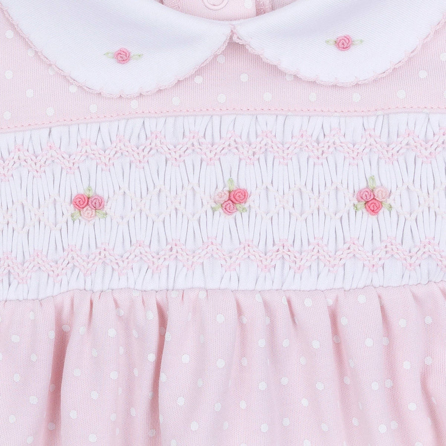 Magnolia Baby - Mia's Classics Smocked Footie - Pink
