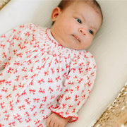 Magnolia Baby - Scarlett Bows Bishop Footie