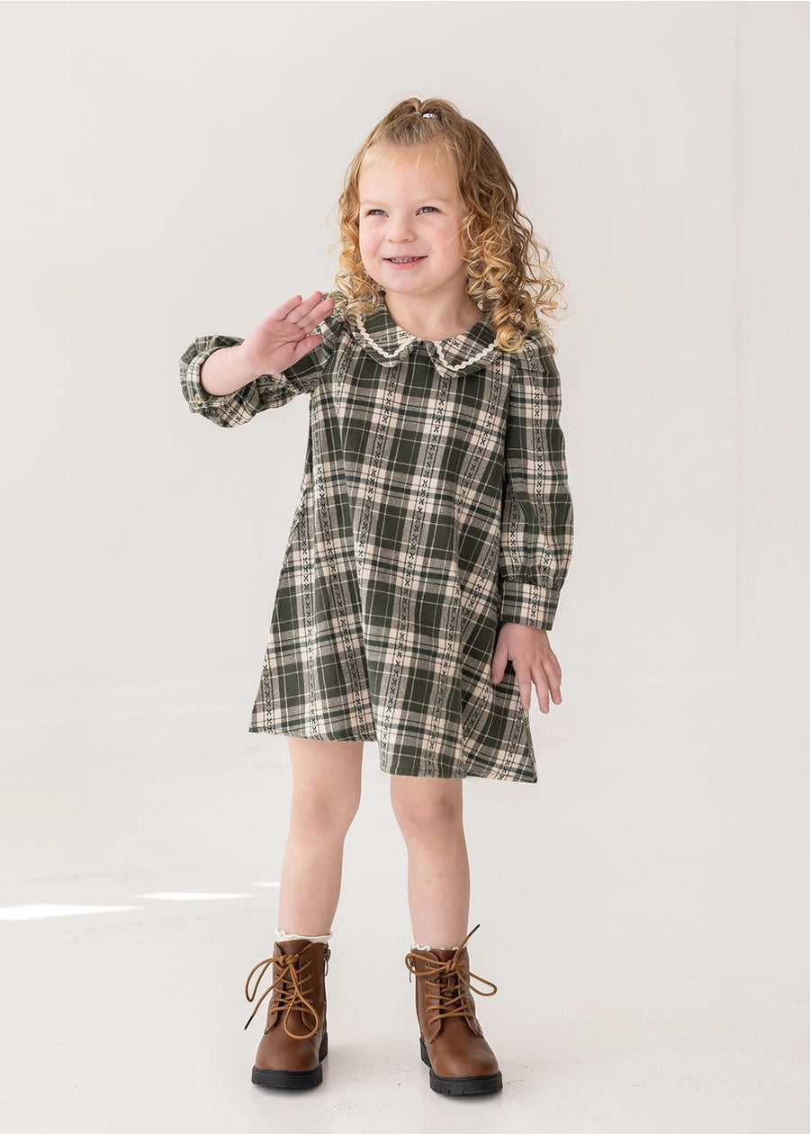Plaid + Pine Dress