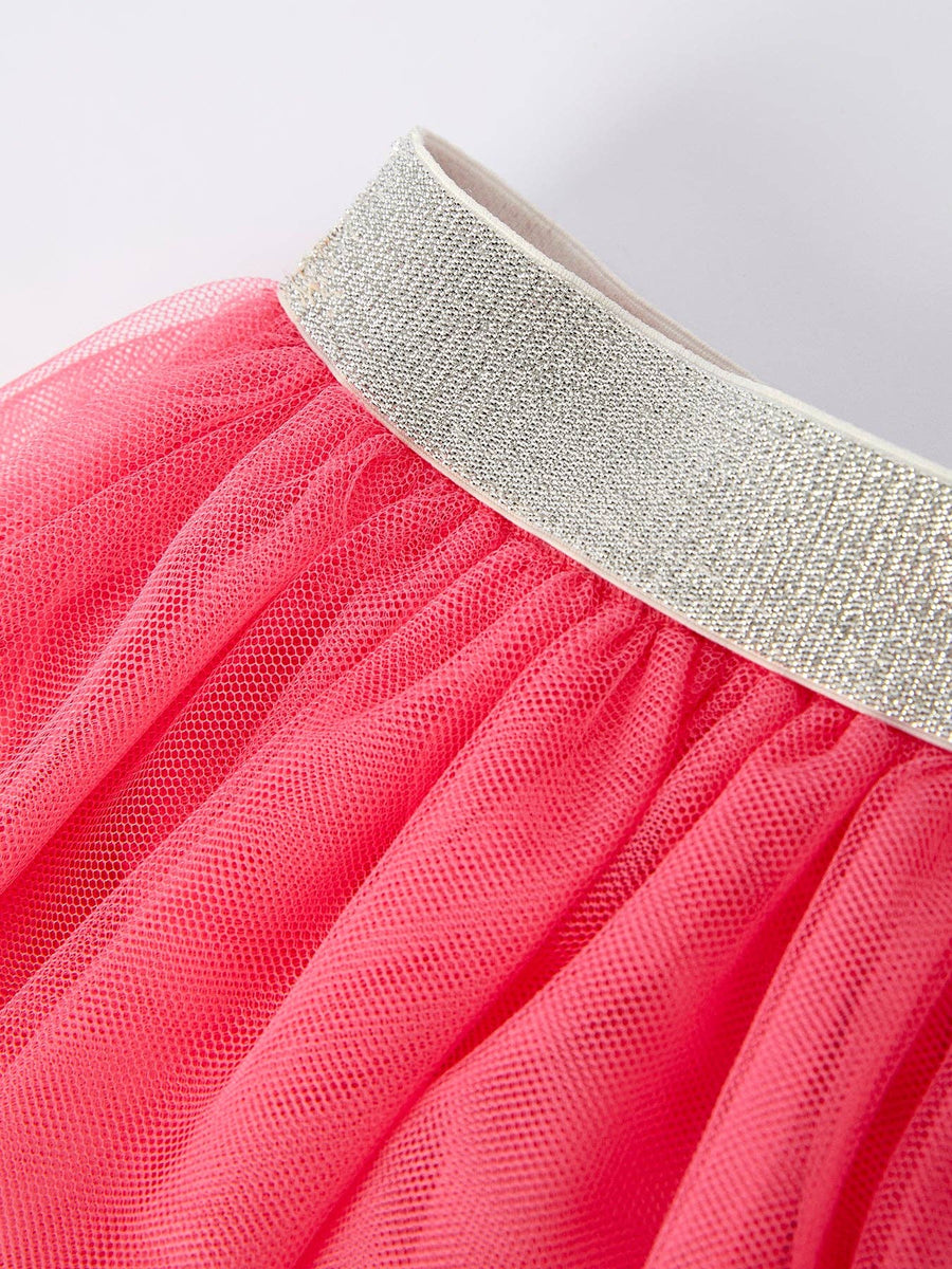 Rylee Faith Designs - Christmas Candy Cane & Bow Sequin Tutu Skirt for Girls