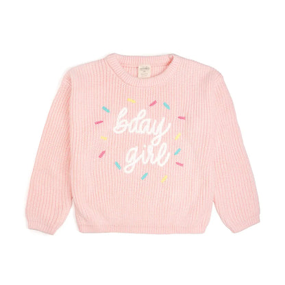 Sweet Wink - Birthday Girl Sprinkle Knit Sweater