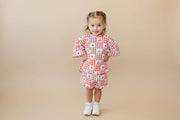 Lucky Panda Kids - Shorts Set | Strawberry Gingham