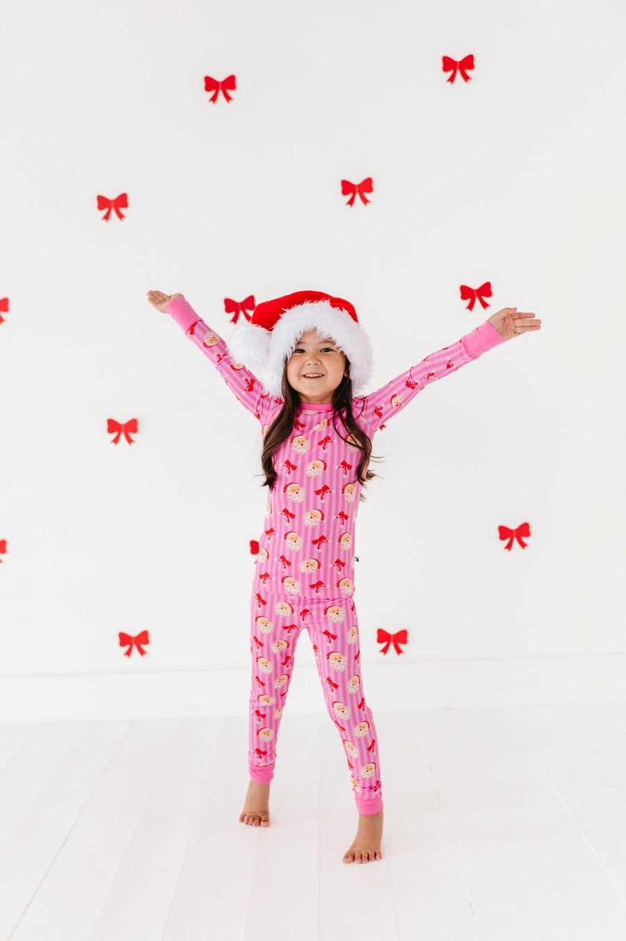 Kiki + Lulu - Santa Soirée Kids Pajamas