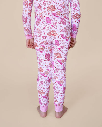 Lucky Panda Kids - Bamboo Two Piece Set | Cowgirl