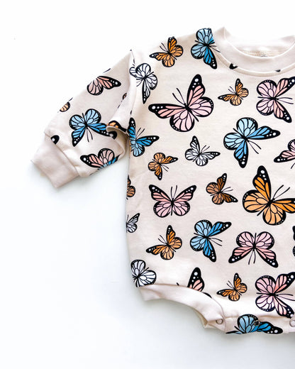 Lucky Panda Kids - Bubble Romper | Butterflies