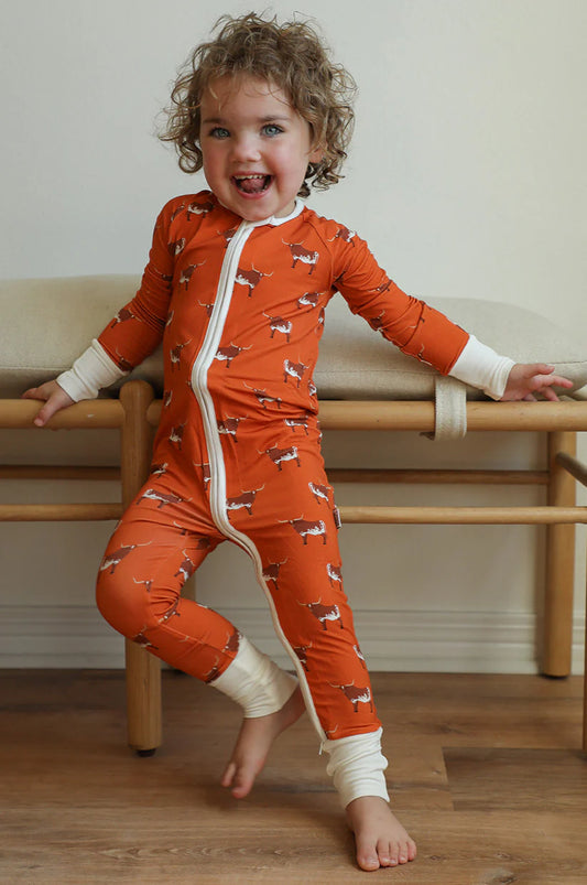 Longhorn Double Zipper Bamboo Sleeper