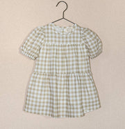 Almond Bud - The Honey Gingham Toddler Dress w/ Matching BLOOMERS 