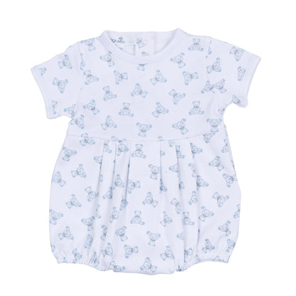 Magnolia Baby - Teddy Short Sleeve Bubble