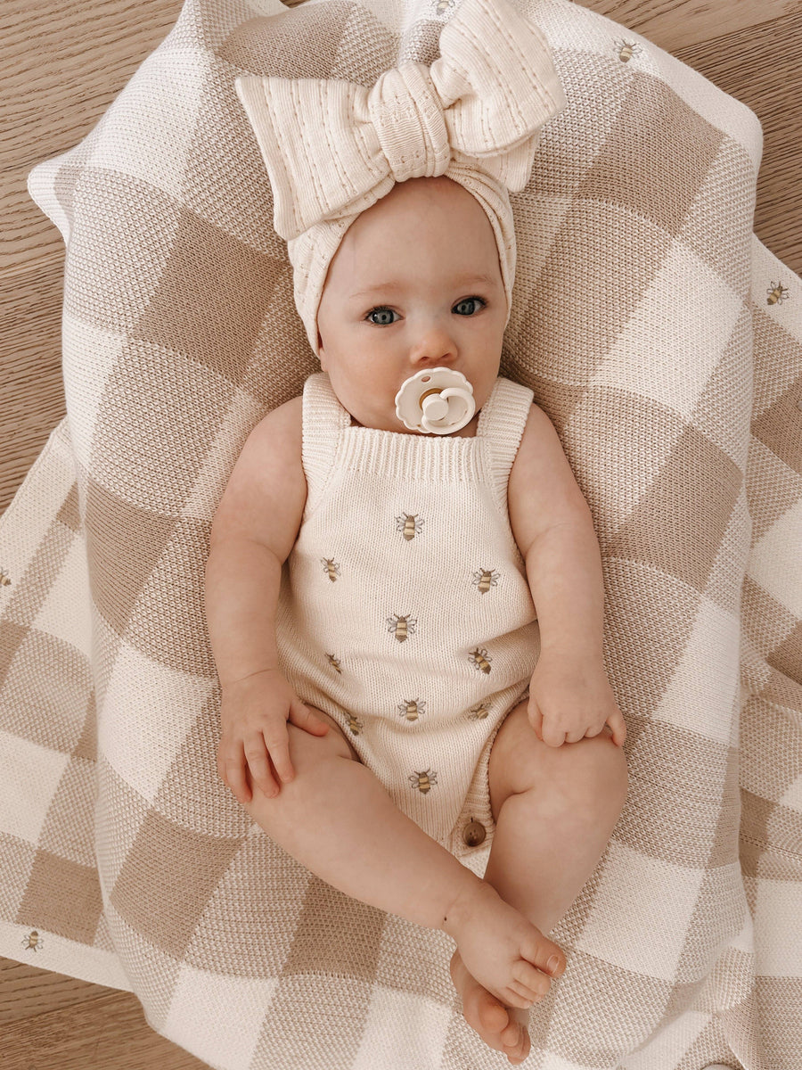 Luna + Luca - Busy Bee Romper