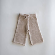 Atlas Grey - Organic Knit Wideleg Pant