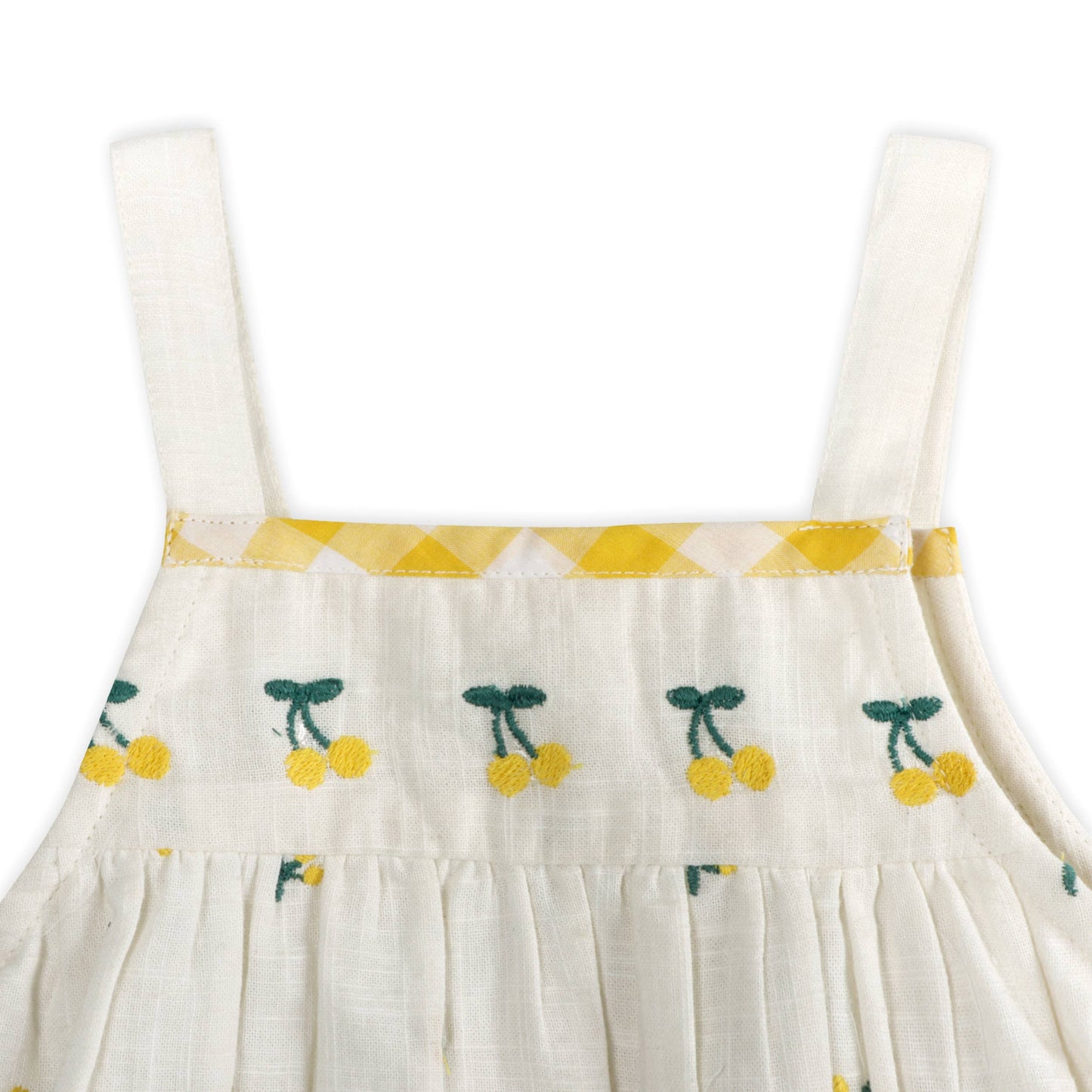 Viverano Organics - Lulu Embroidered Baby Dress + Bloomer (Organic)