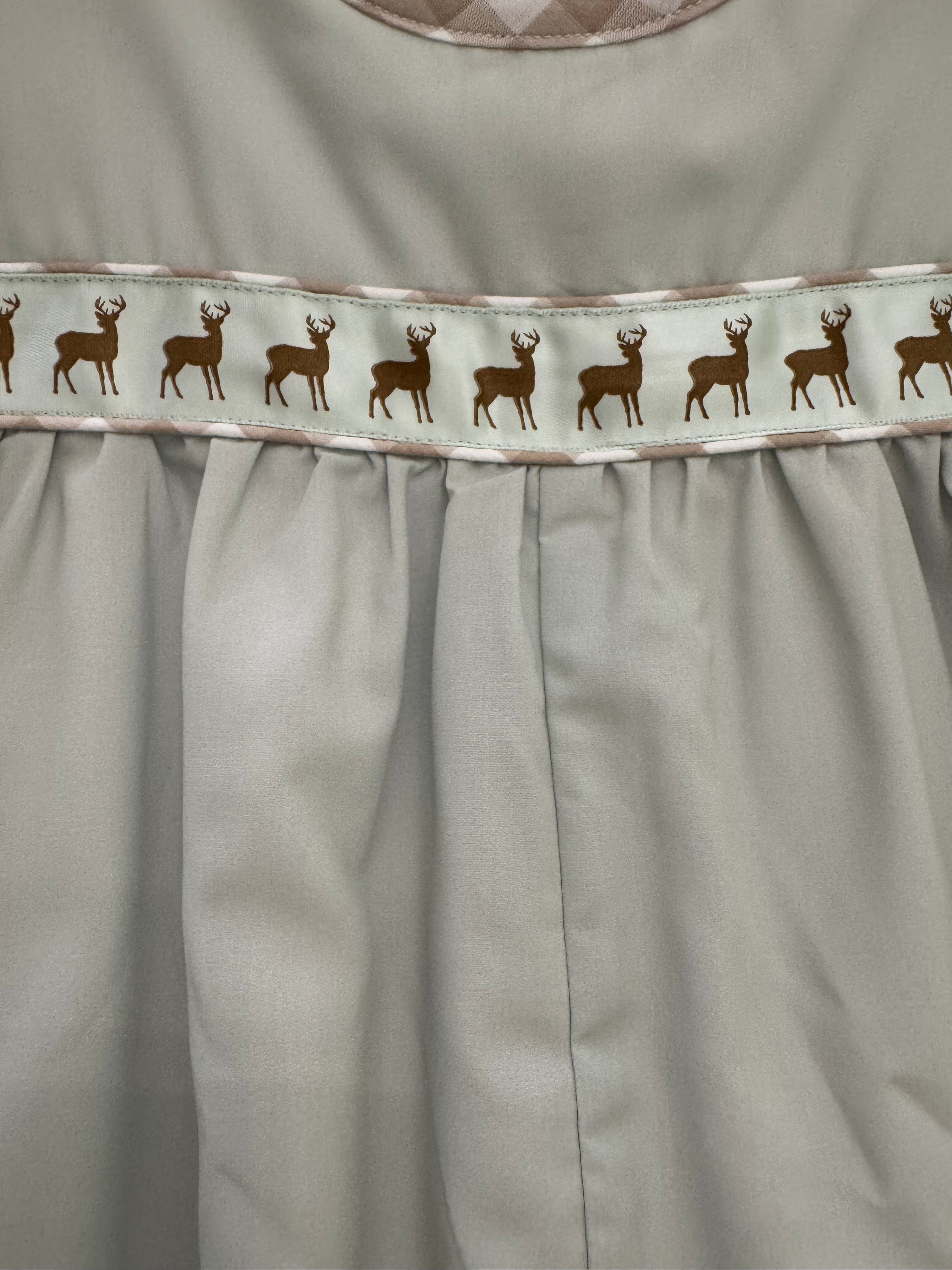 The Seaside Proper Children’s Company - Deer Ribbon Boys Bubble Romper