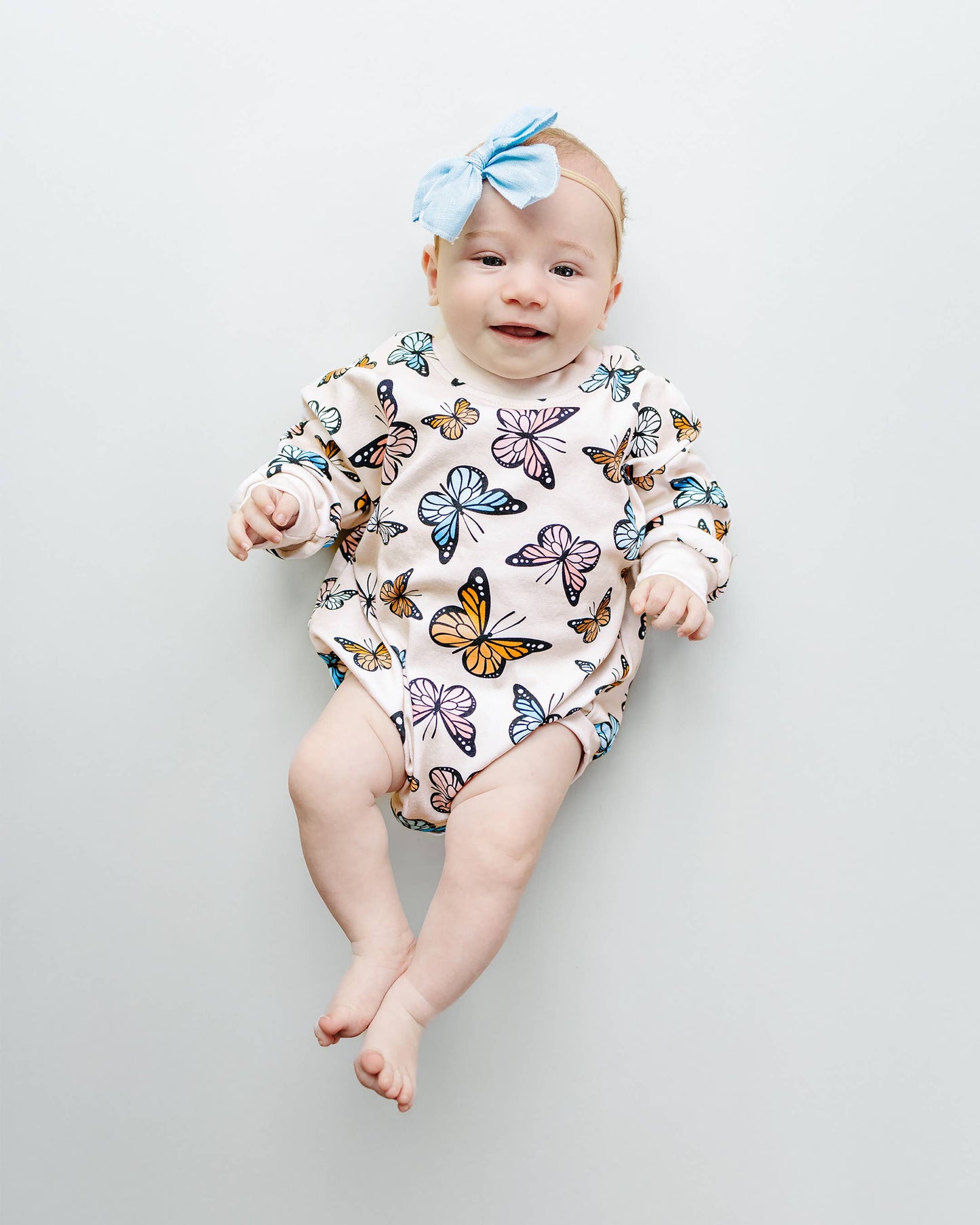 Lucky Panda Kids - Bubble Romper | Butterflies