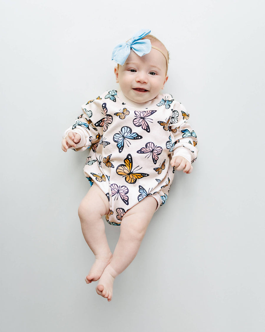 Lucky Panda Kids - Bubble Romper | Butterflies