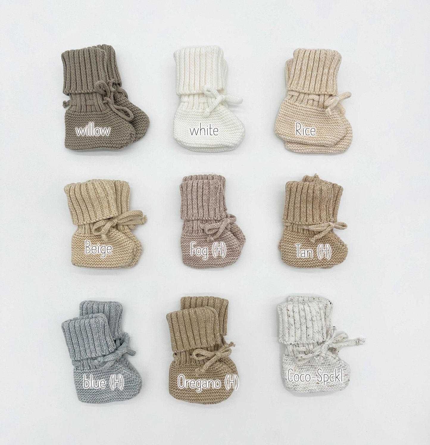 OLIVE & CRADLE - Garter Booties