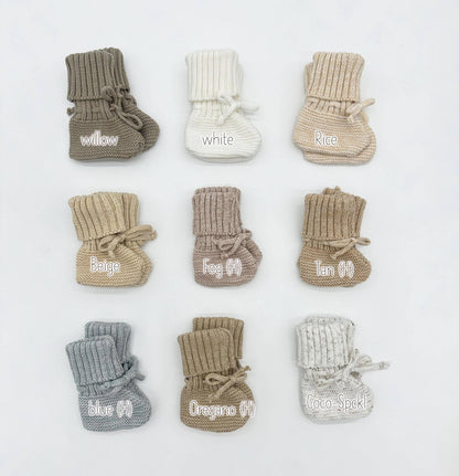 OLIVE & CRADLE - Garter Booties