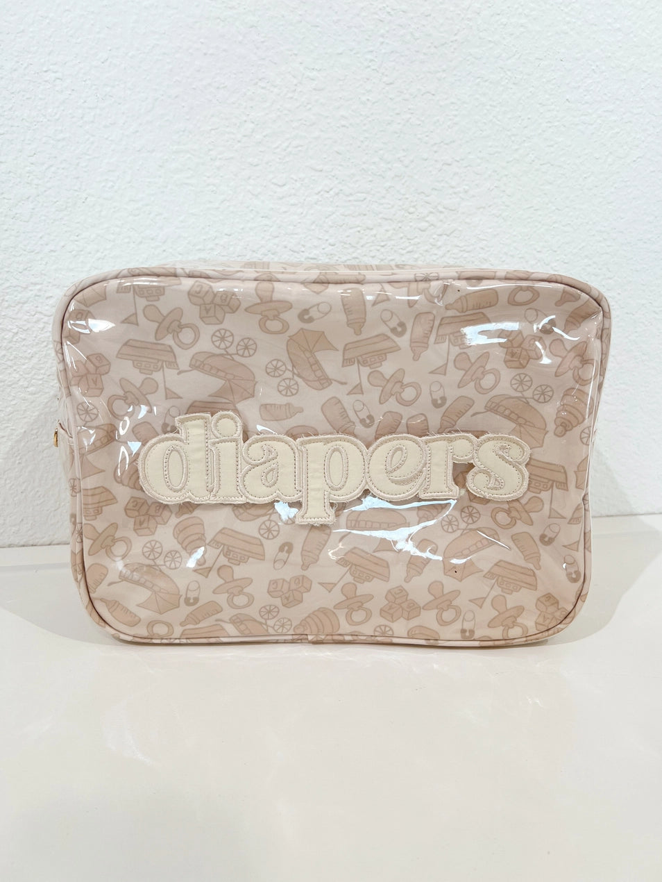 KENZKUSTOMZ - Diapers XL - Clear Coat Bag Tan