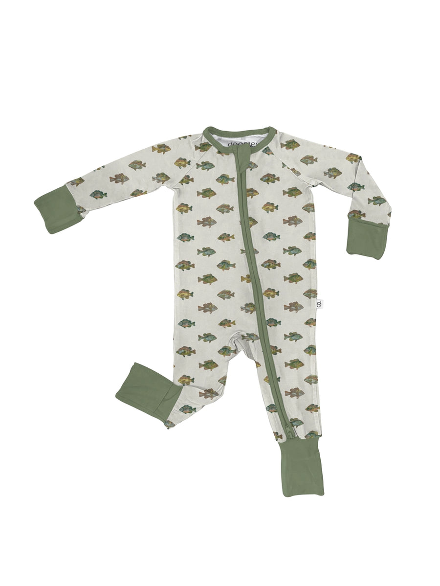Lake Fish - Convertible Zip Pjs